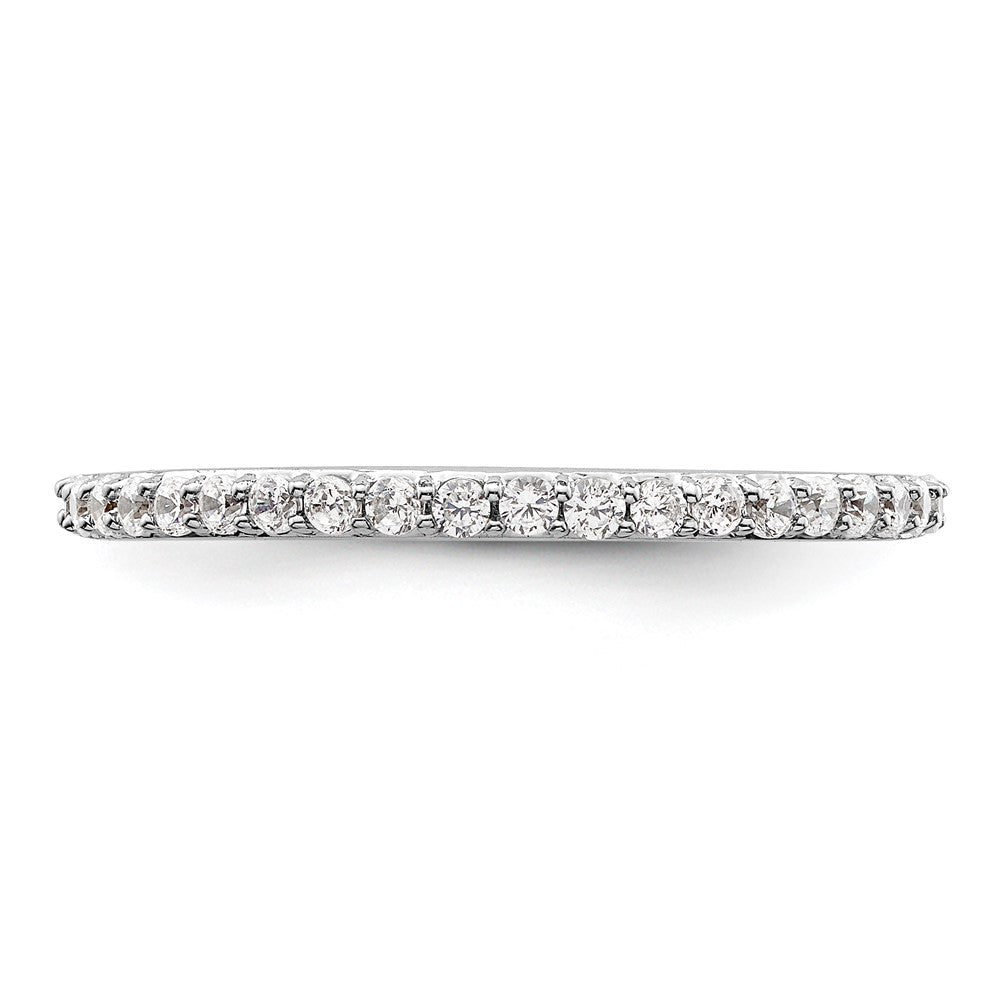 14K White Gold 1/3 carat Diamond Complete Wedding Band