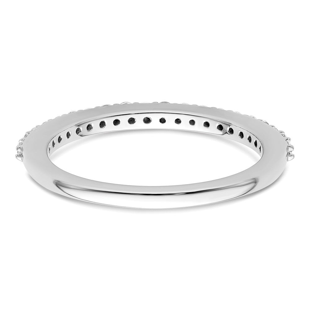 14K White Gold 1/3 carat Diamond Complete Wedding Band