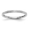 10K White Gold Lab Grown VS/SI+ G+ Dia Set of 2 Wedding Bands