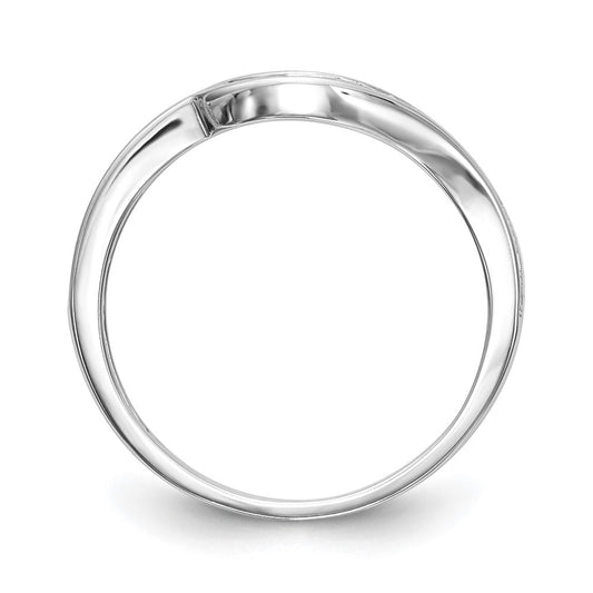 14k  White Gold 1/5 carat Lab Grown Diamond VS/SI Complete Wedding Band