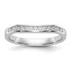 14K White Gold Lab Grown Diamond VS/SI+ G+ Wedding Band