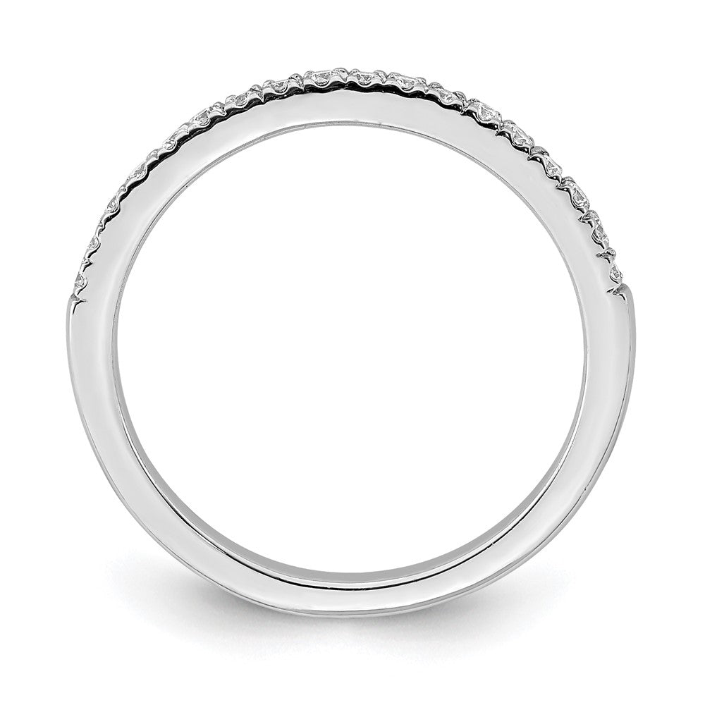 True Origin 14K White Gold 1/5 carat Lab Grown Diamond VS+ F+ Complete Wedding Band