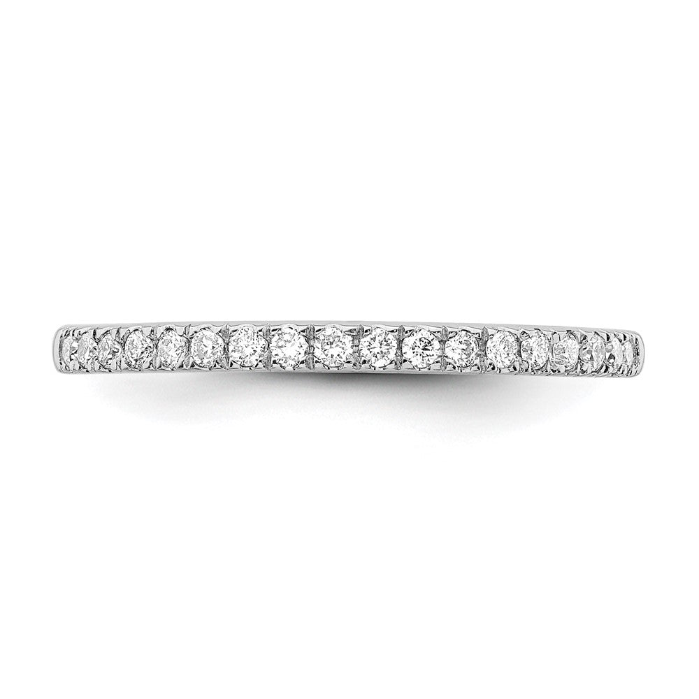 True Origin 14K White Gold 1/5 carat Lab Grown Diamond VS+ F+ Complete Wedding Band
