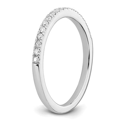 True Origin 14K White Gold 1/5 carat Lab Grown Diamond VS+ F+ Complete Wedding Band