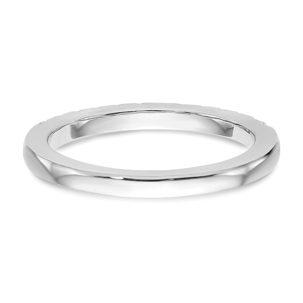14K White Gold Lab Grown Diamond VS/SI+ G+ Wedding Band