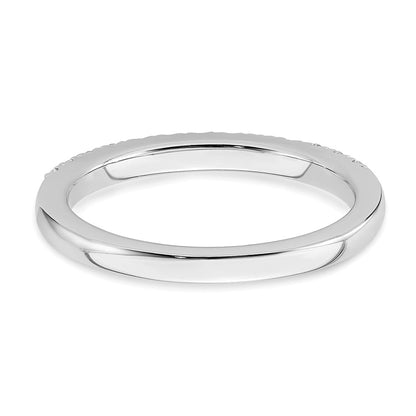 14k White Gold 1/3 carat Diamond Complete Wedding Band