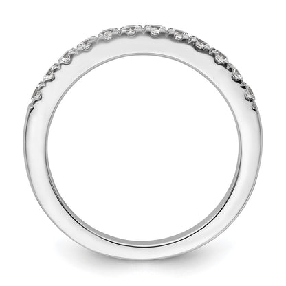 14k White Gold 1/2 carat Diamond Complete Wedding Band