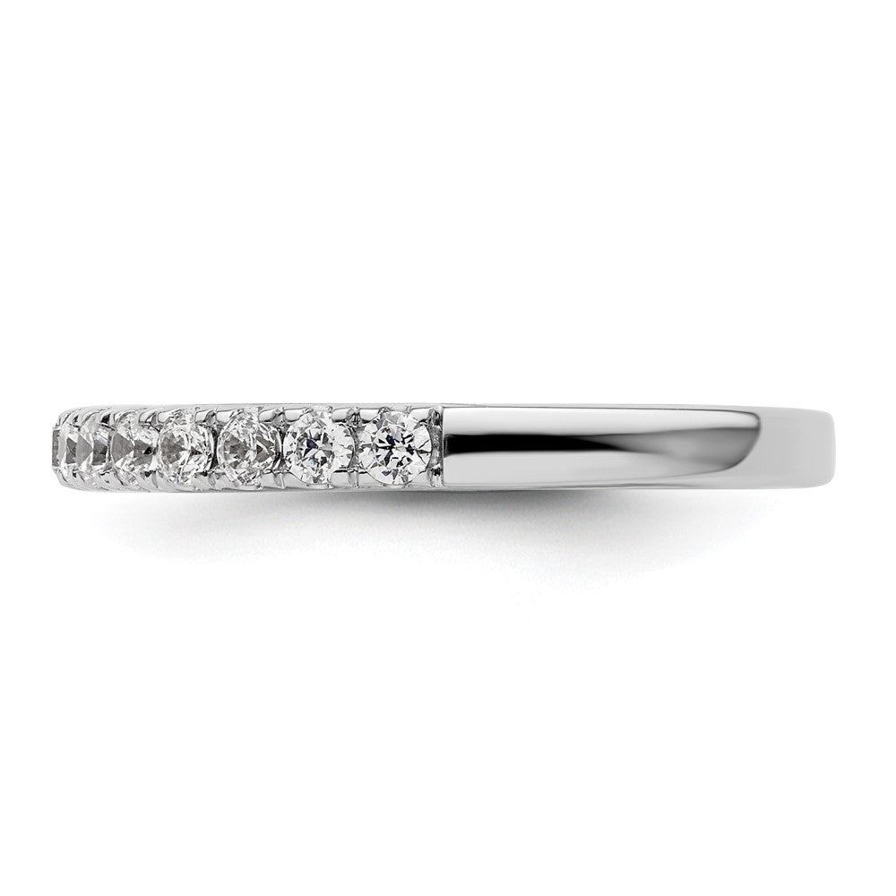 14k White Gold 1/2 carat Diamond Complete Wedding Band