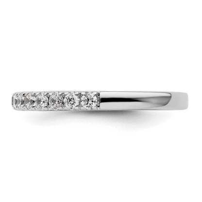 14k White Gold 1/2 carat Diamond Complete Wedding Band