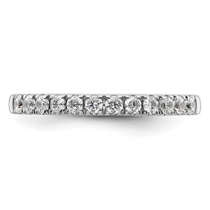 14k White Gold 1/2 carat Diamond Complete Wedding Band