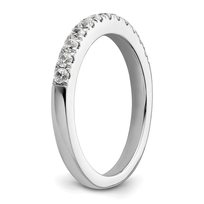 14k White Gold 1/2 carat Diamond Complete Wedding Band