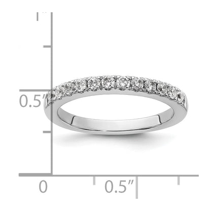 14k White Gold 1/2 carat Diamond Complete Wedding Band