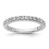14k White Gold 1/2 carat Diamond Complete Wedding Band