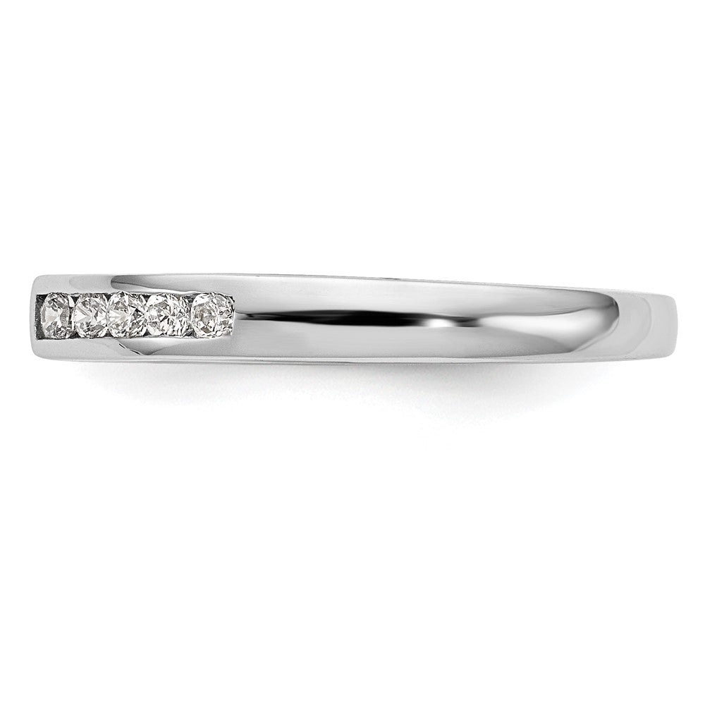 14k White Gold 1/5 carat Lab Grown Diamond VS/SI+ G+ Semi-Mount Pet Set Engagement Ring