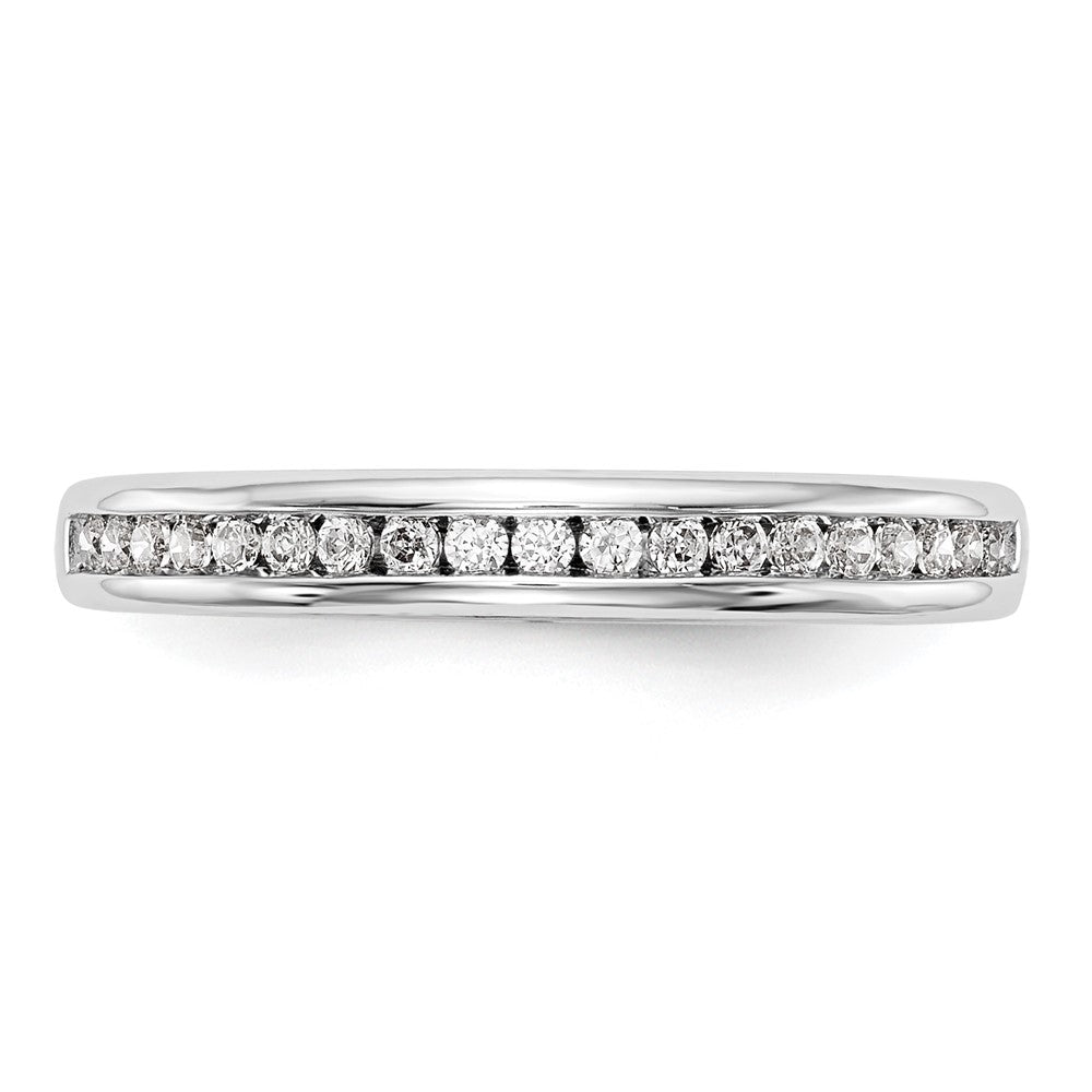 14k White Gold Lab Grown VS/SI+ G+ Dia Wedding Band