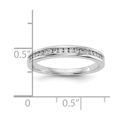 14k White Gold Lab Grown VS/SI+ G+ Dia Wedding Band
