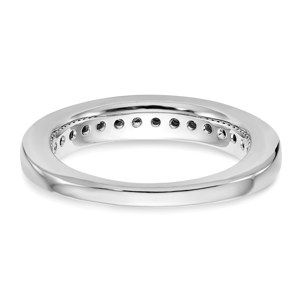 14K White Gold Lab Grown Diamond VS/SI+ G+ Wedding Band