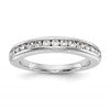 14K White Gold Lab Grown Diamond VS/SI+ G+ Wedding Band
