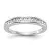 14k White Gold 1/3 carat Channel-set Diamond Complete Wedding Band