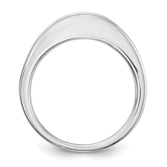 14k White Gold 1.16 carat Channel-set Princess Diamond Complete Wedding Band
