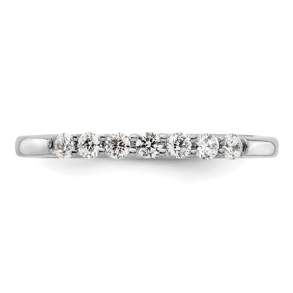 14K White Gold Lab Grown Diamond VS/SI+ G+ Wedding Band