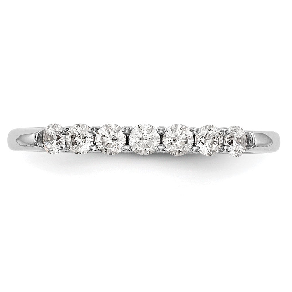 14K White Gold Lab Grown Diamond VS/SI+ G+ Wedding Band