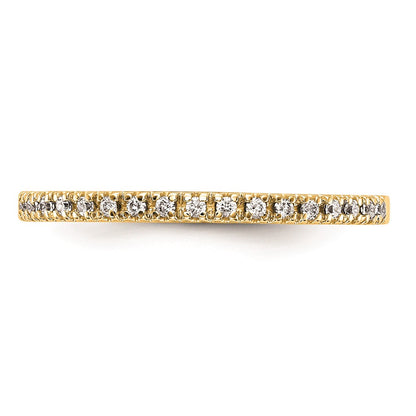 10K Diamond Wedding Band