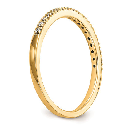 10K Diamond Wedding Band