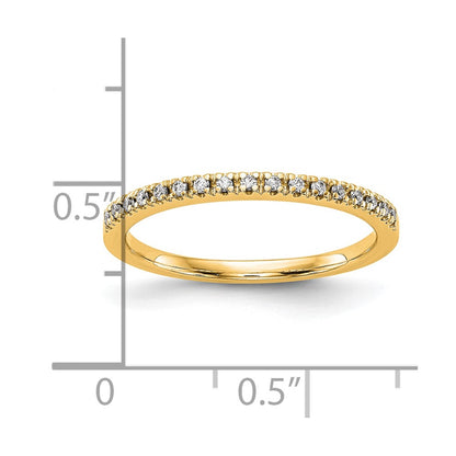 10K Diamond Wedding Band
