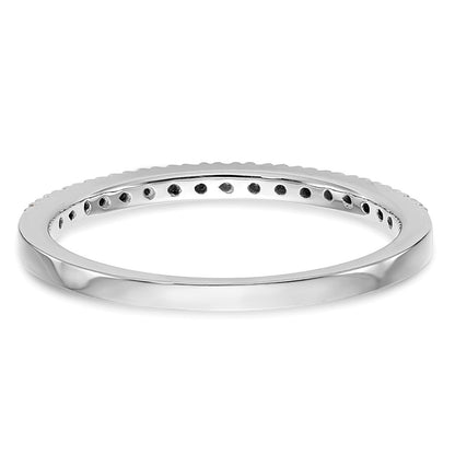 10K White Gold 1/10 carat Diamond Complete Wedding Band