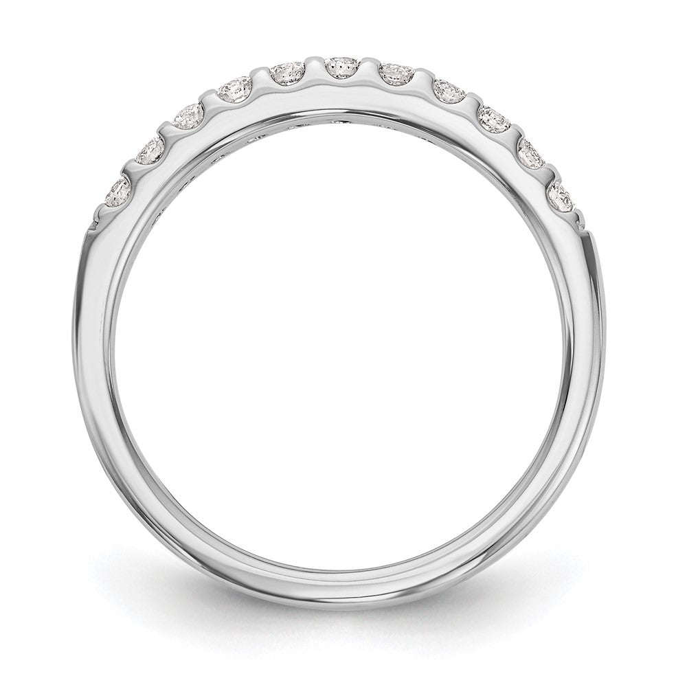 14k White Gold 1/3 carat Diamond Complete Wedding Band