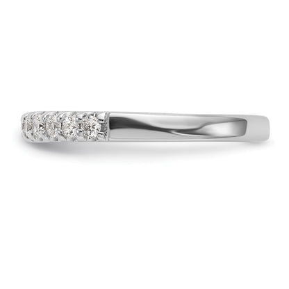 14k White Gold 1/3 carat Lab Grown Diamond VS/SI+ G+ Complete Wedding Band