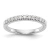 14k White Gold 1/3 carat Diamond Complete Wedding Band