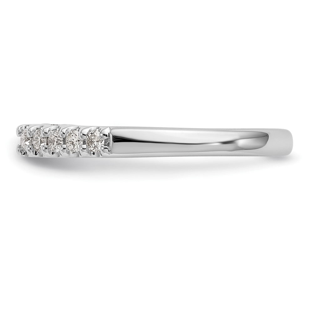 14k White Gold 1/3 carat Lab Grown Diamond VS/SI+ G+ Semi Mount Peg Set Engagement Ring