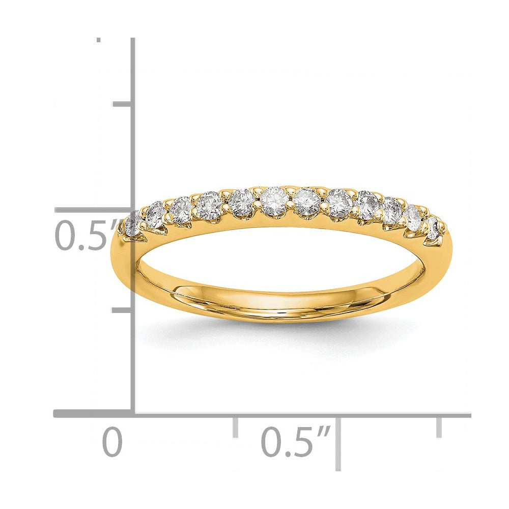 14k 1/4 carat Lab Grown Diamond VS/SI+ G+ Complete Wedding Band