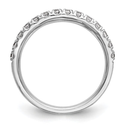 14k White Gold 3/8 carat Diamond Wedding Band