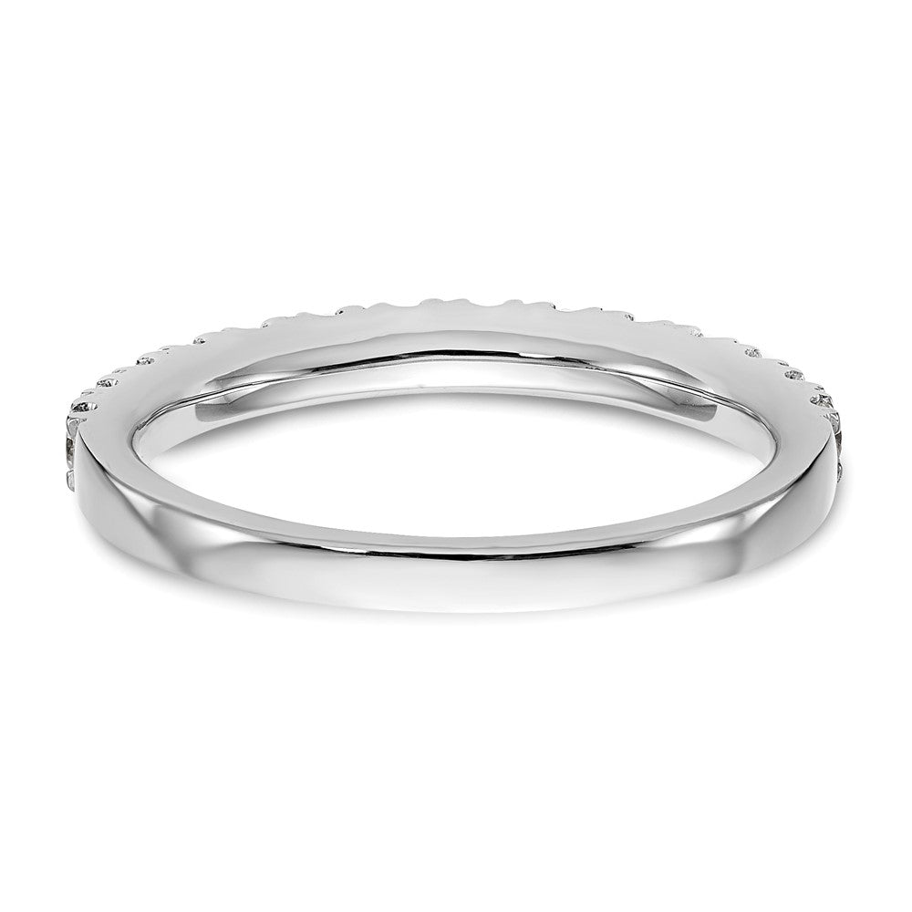 True Origin 14K White Gold 3/8 carat Lab Grown Diamond VS+ F+ Complete Wedding Band
