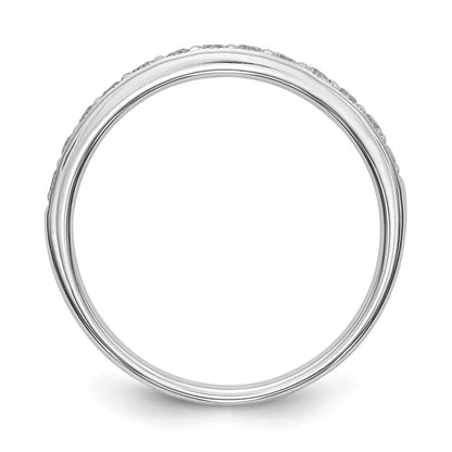 14k White Gold 1/3 carat Lab Grown Diamond VS/SI+ G+ Complete Wedding Band
