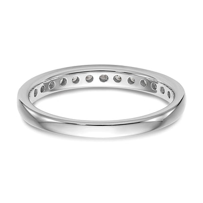 14k White Gold 1/3 carat Diamond Complete Wedding Band