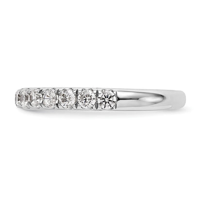 True Origin 14K White Gold 3/4 carat Lab Grown Diamond VS+ F+ Complete Wedding Band