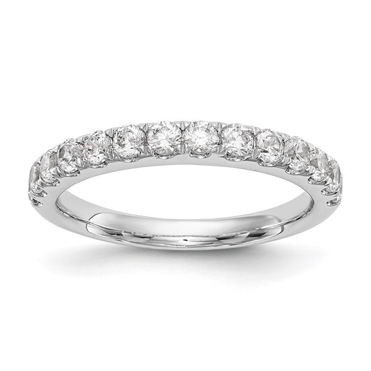 True Origin 14K White Gold 3/4 carat Lab Grown Diamond VS+ F+ Complete Wedding Band