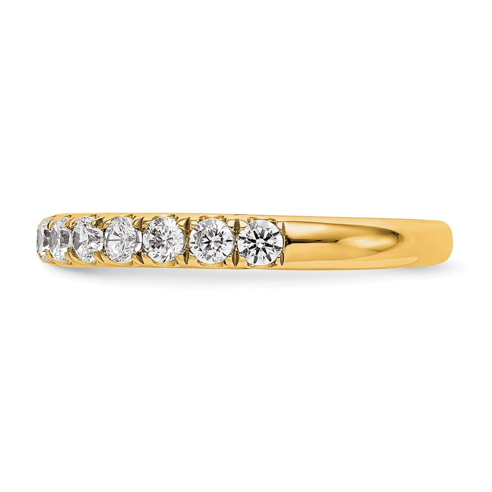 True Origin 14K Yellow Gold 7/8 carat Lab Grown Diamond VS+ F+ Complete Wedding Band