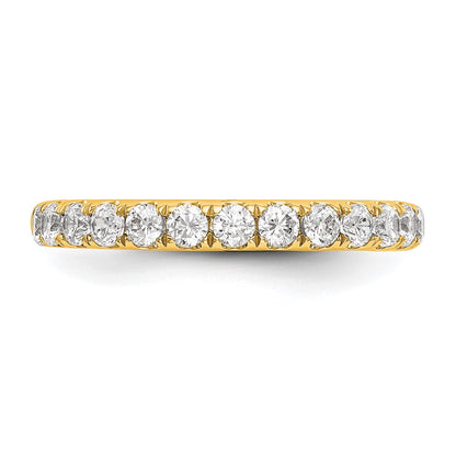 True Origin 14K Yellow Gold 3/4 carat Lab Grown Diamond VS+ F+ Complete Wedding Band