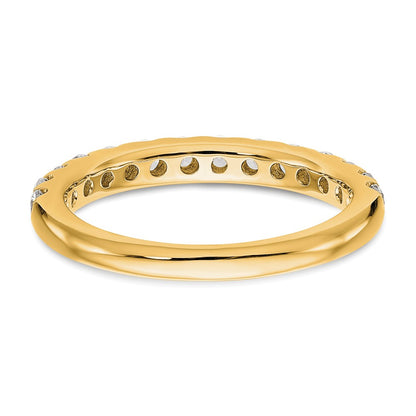 True Origin 14K Yellow Gold 3/4 carat Lab Grown Diamond VS+ F+ Complete Wedding Band