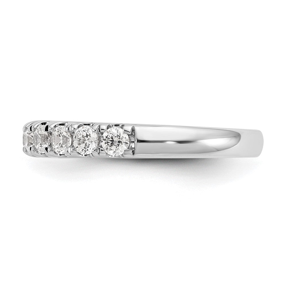14k White Gold 7/8 carat Lab Grown Diamond VS/SI+ G+ Complete Wedding Band