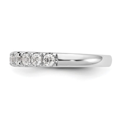 14k White Gold 7/8 carat Lab Grown Diamond VS/SI+ G+ Complete Wedding Band