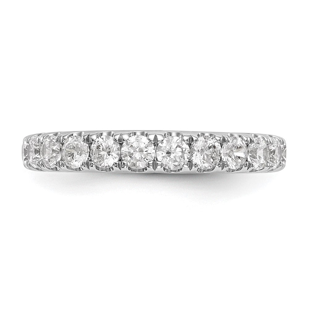 14k White Gold 7/8 carat Lab Grown Diamond VS/SI+ G+ Complete Wedding Band