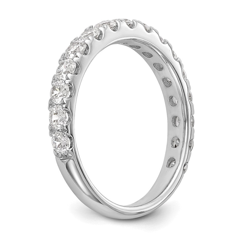 14k White Gold 7/8 carat Lab Grown Diamond VS/SI+ G+ Complete Wedding Band
