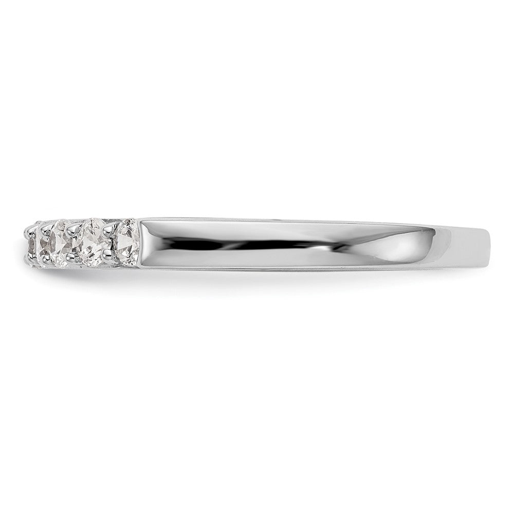 14k White Gold 1/2 carat Diamond Complete Wedding Band