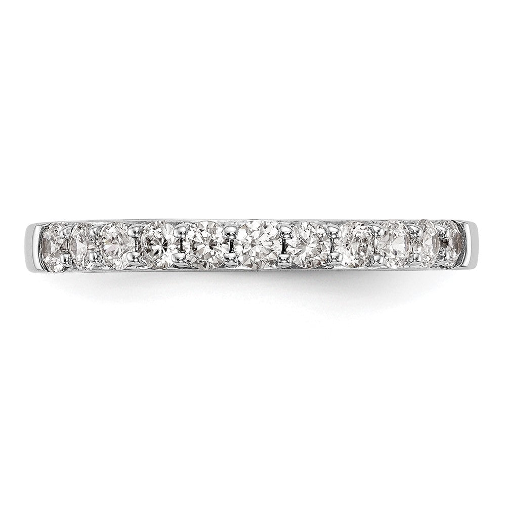14k White Gold 1/2 carat Diamond Complete Wedding Band